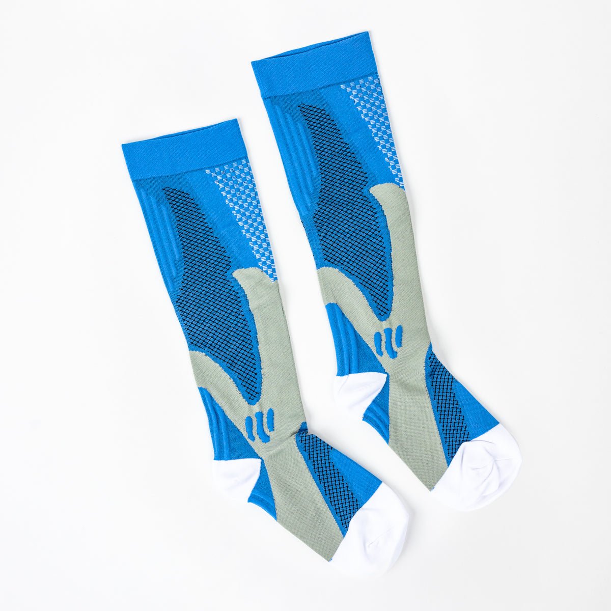 Active Blue Compression Socks