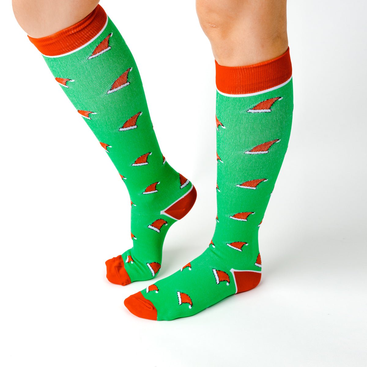Santa Hats Compression Socks - TheraWear
