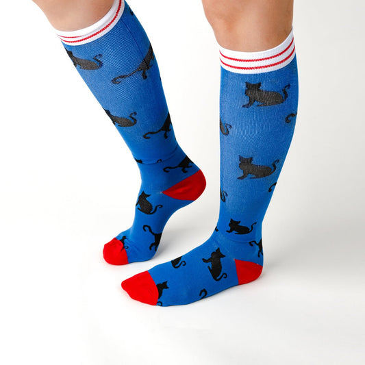 Sneaky Cats Compression Socks - TheraWear