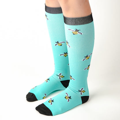 Bee Party Compression Socks