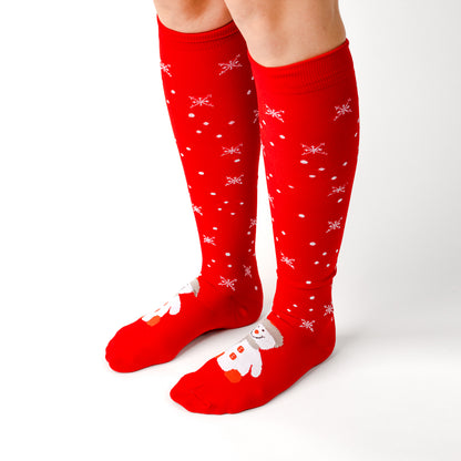 Frosty Snowman Compression Socks