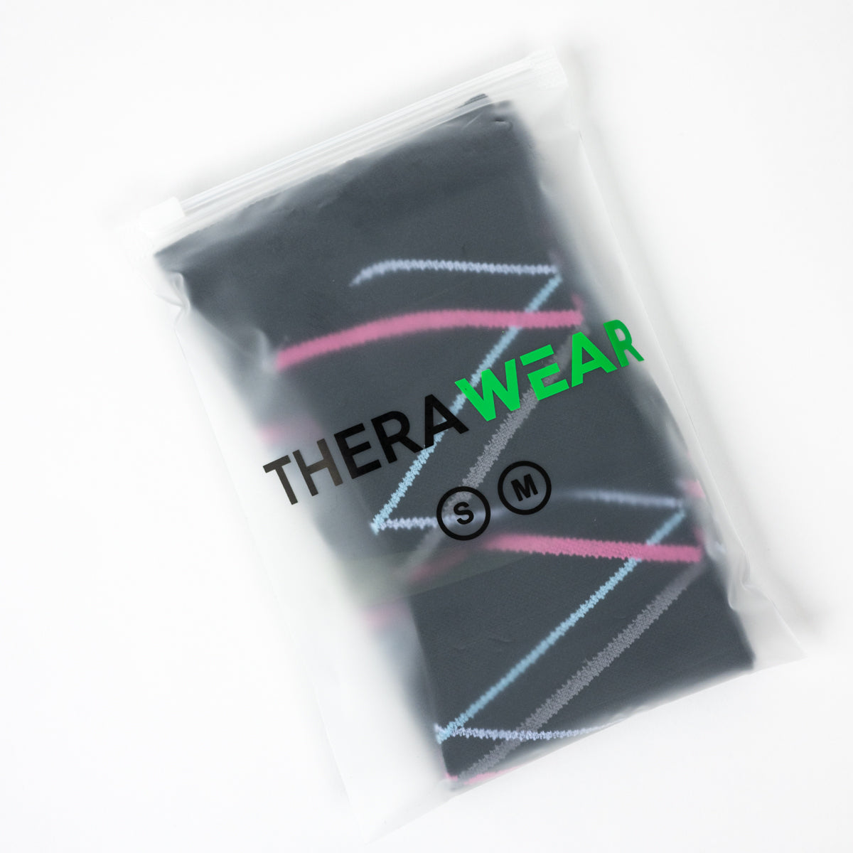 Abstract Pink Compression Socks
