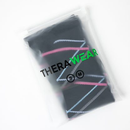 Abstract Pink Compression Socks