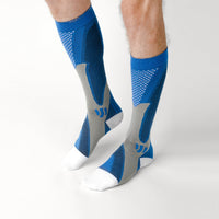 Active Blue Compression Socks