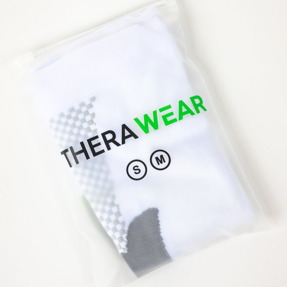 Active White Compression Socks - TheraWear