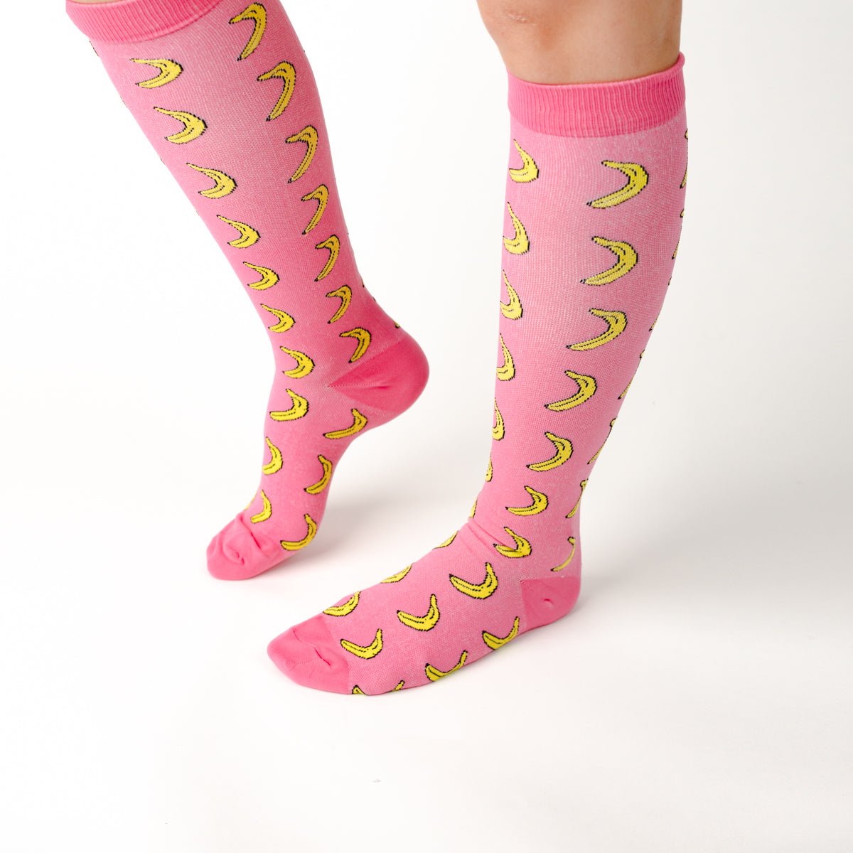 Compression Socks Australia | TheraSocks Knee High | Pink Banana ...